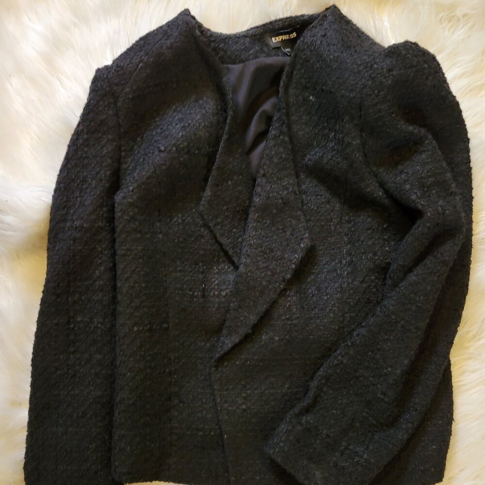 Express Drape Front Blazer